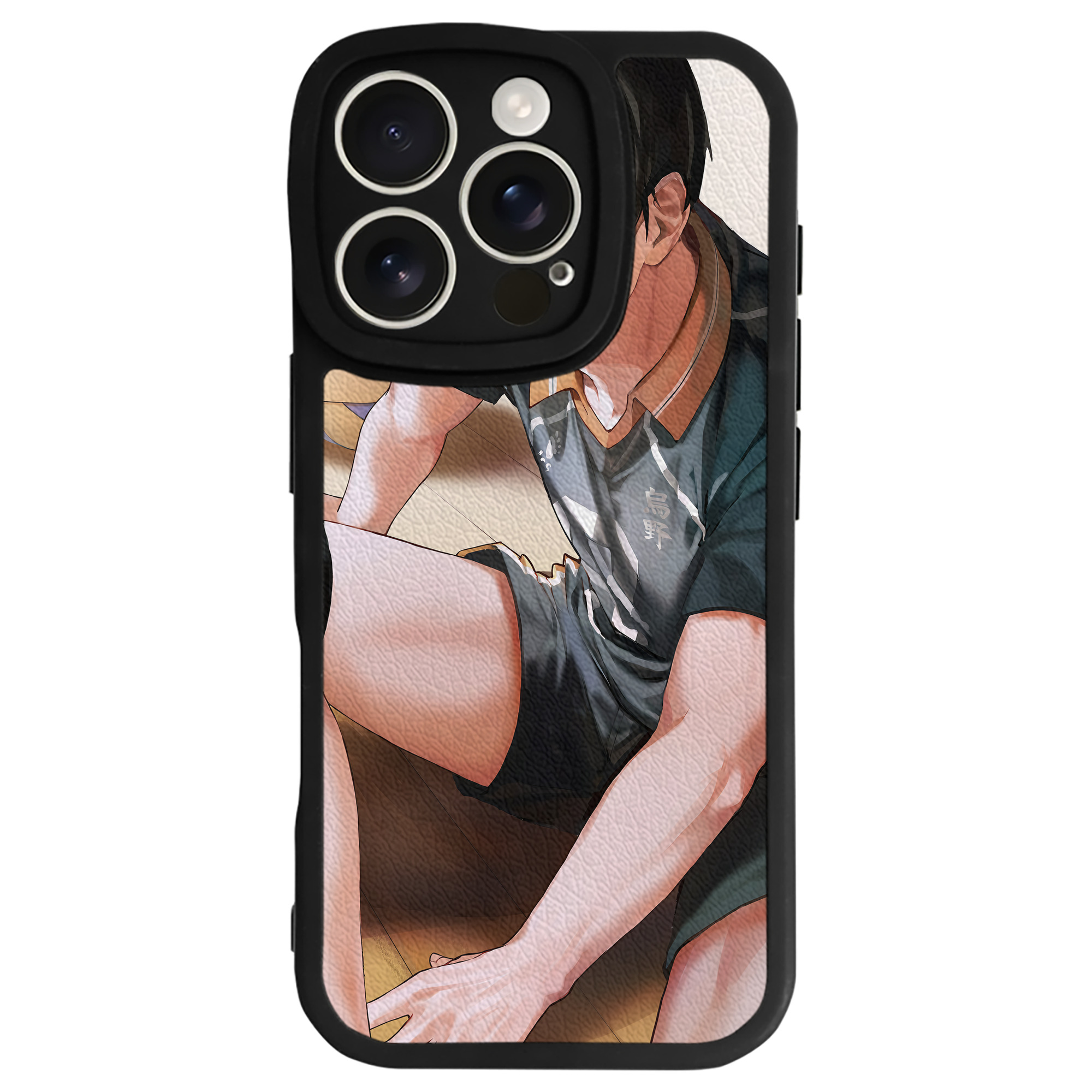 （画像用） ハイキュー!! Haikyu!! 【iPhone 16シリーズ対応】シリコンスマホケース（レザー調） 材質：シリコン